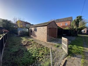 Rear Garden/Garage- click for photo gallery